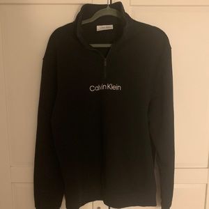 Calvin Klein quarter zip pullover sweatshirt. Size LG